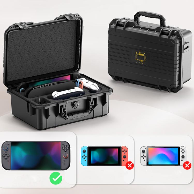For Nintendo Switch 2 STARTRC GAMES Moisture-proof Waterproof Storage Box Explosion-proof Suitcase, No Shoulder Strap - Black