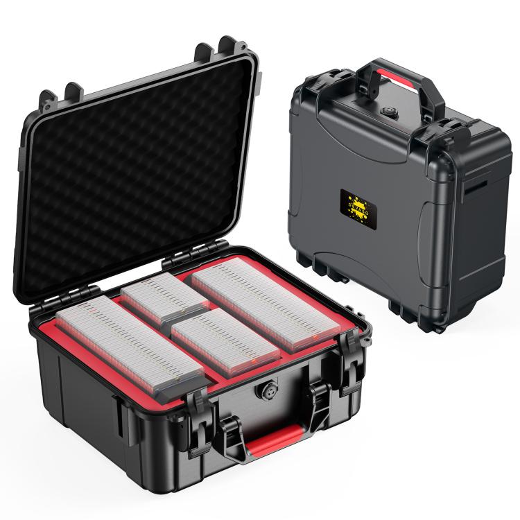 STARTRC GAMES Game Card Moisture-proof Waterproof Case Explosion-proof Suitcase Hard-shell Large Capacity Card Storage Box - Black