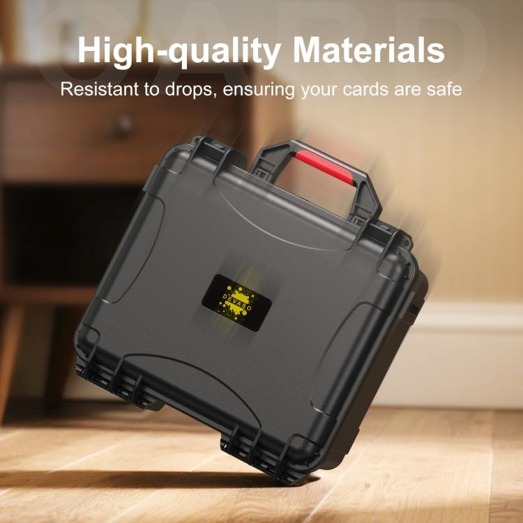STARTRC GAMES Game Card Moisture-proof Waterproof Case Explosion-proof Suitcase Hard-shell Large Capacity Card Storage Box - Black