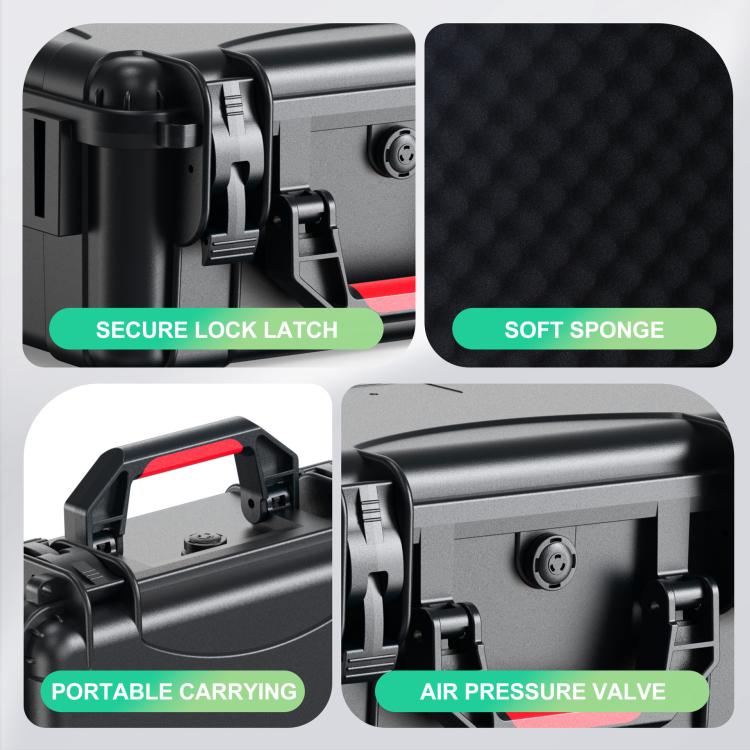 STARTRC GAMES Game Card Moisture-proof Waterproof Case Explosion-proof Suitcase Hard-shell Large Capacity Card Storage Box - Black