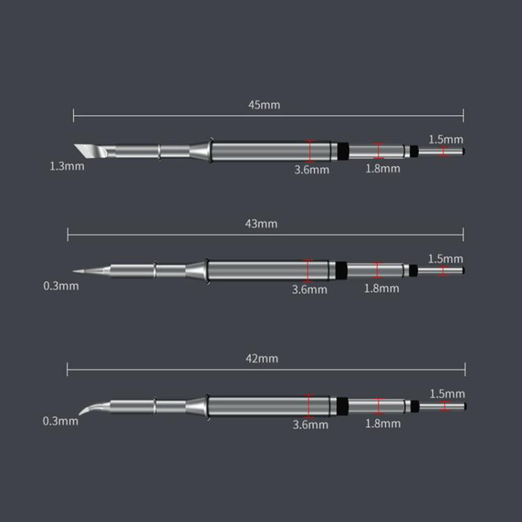 C115 Series Nano-Coated Soldering Tip For JBC T115 Handle Long Life Cartridge C115-K Knife