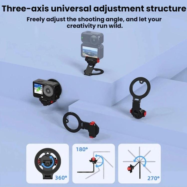 For DJI Osmo Action 6 / Nano Flymile Bidirectional Magnetic Bracket Extension Clip - AC6018