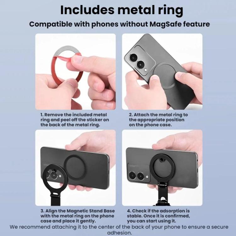 For DJI Osmo Action 6 / Nano Flymile Bidirectional Magnetic Bracket Extension Clip - AC6018
