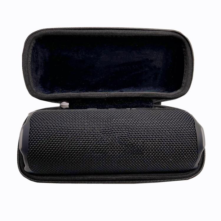 For JBL Flip 4 / 5 / 6 / 7 Speaker Portable Storage Case Shockproof Dustproof Storage Box - Black
