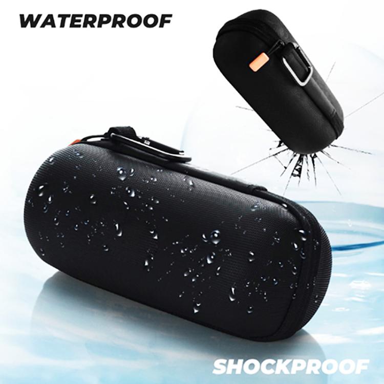 For JBL Flip 4 / 5 / 6 / 7 Speaker Portable Storage Case Shockproof Dustproof Storage Box - Black