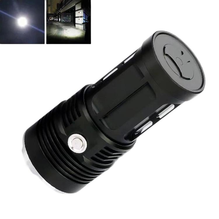 IPX6 Waterproof Bright Flashlight Outdoor Rechargeable Aluminum Alloy Inspection Torch, Spec: 12T6