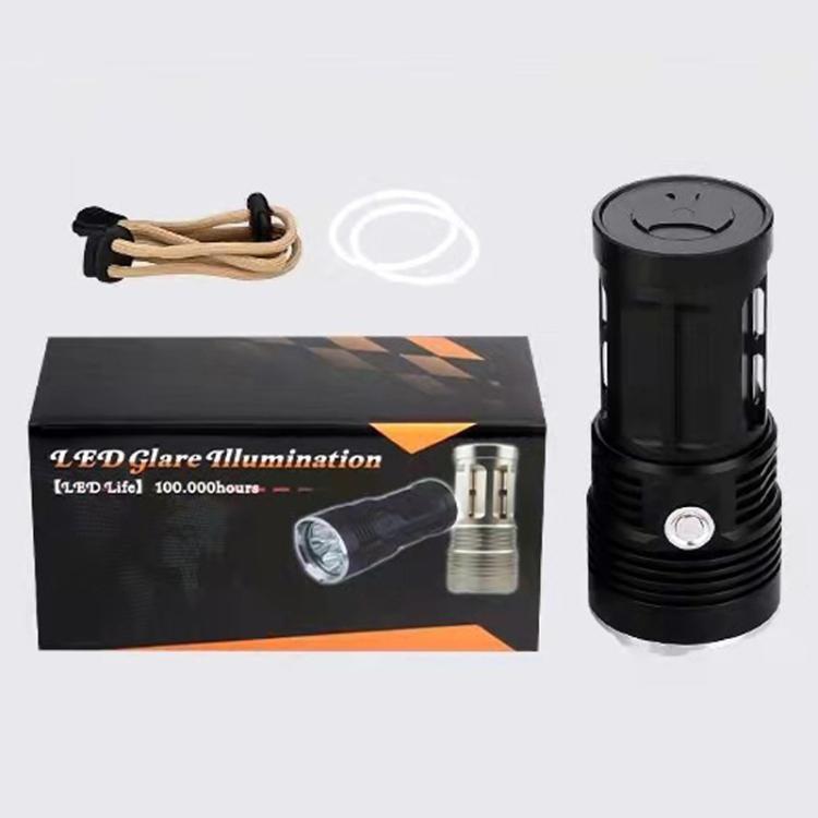 IPX6 Waterproof Bright Flashlight Outdoor Rechargeable Aluminum Alloy Inspection Torch, Spec: 12T6