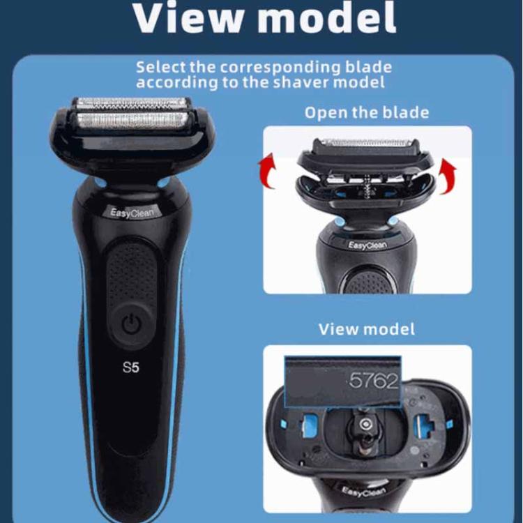 Replacement Shaver Head For Braun Series 5 Shavers 5020S / 5030S / 5145S / 5147S