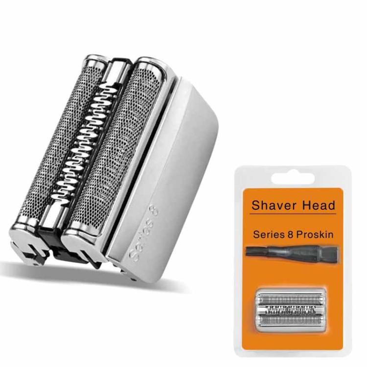 Replacement Shaver Head For Braun Series 8 Shavers 8325S / 8340S / 8350S / 8360CC - 83M Silver