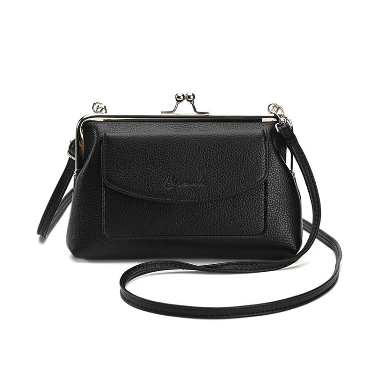 Yameili Women's Large Capacity Crossbody Phone Bag Stylish PU Leather Shoulder Purse Coin Pouch