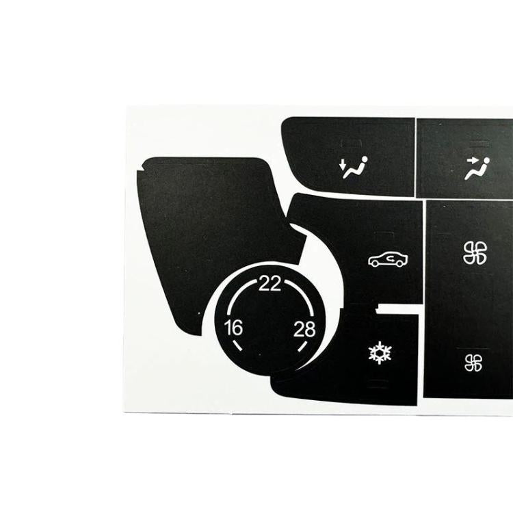 For Buick Encore / Verano 10sets Air Conditioner Control Panel Button Repair Stickers, Spec: Manual