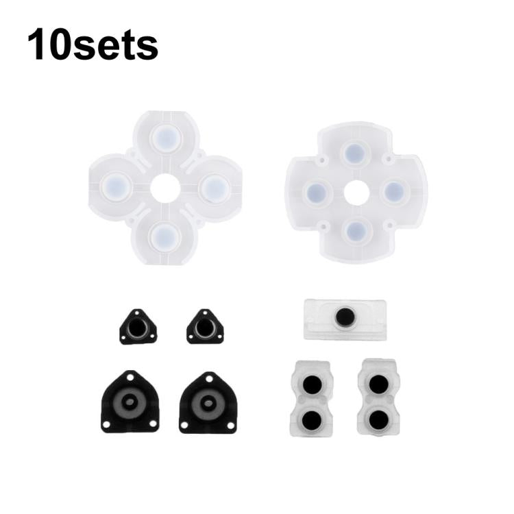 For PS4 10sets 1.0 Gamepad Conductive Rubber Button Soft Pad