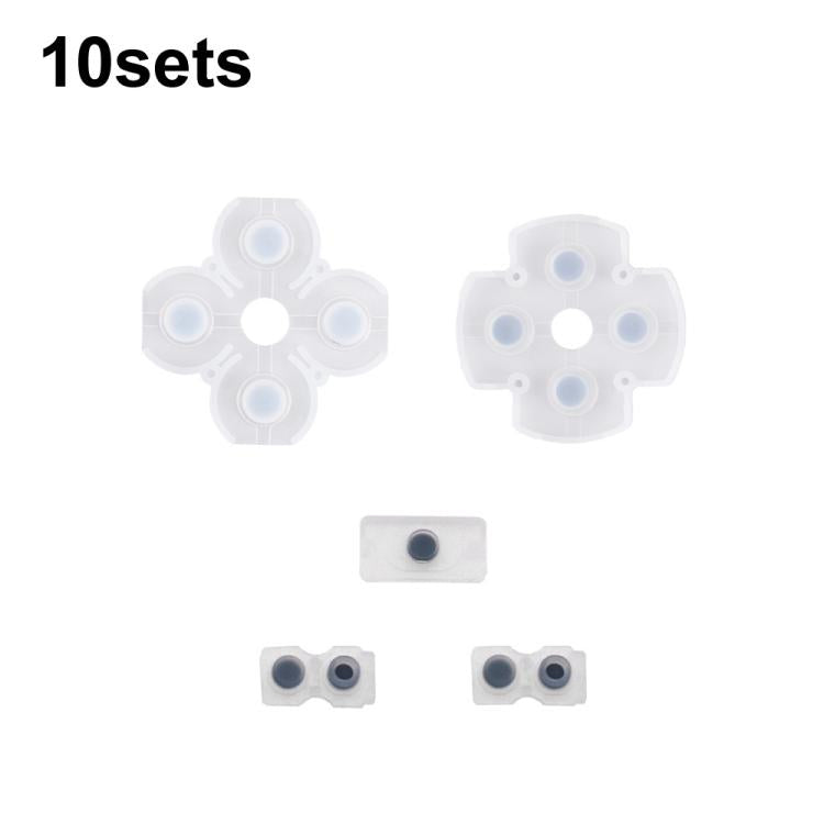 For PS4 10sets 2.0 Gamepad Conductive Rubber Button Soft Pad