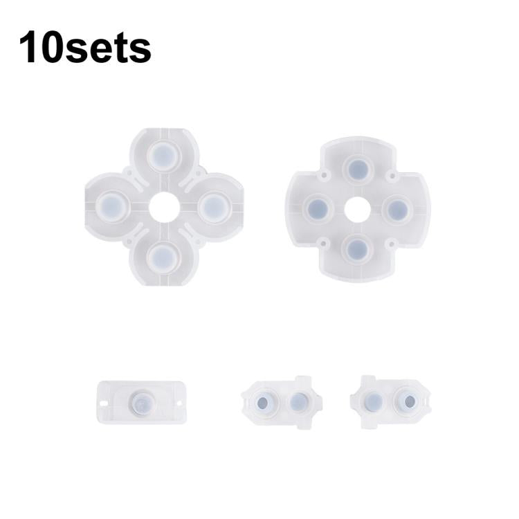 For PS4 10sets 3.0/4.0 Gamepad Conductive Rubber Button Soft Pad