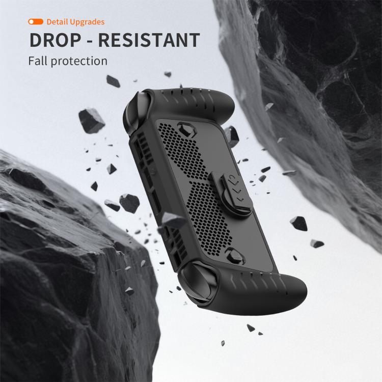 JYS TPU Protective Case for ASUS ROG Xbox Ally / X Console with Kickstand - Black