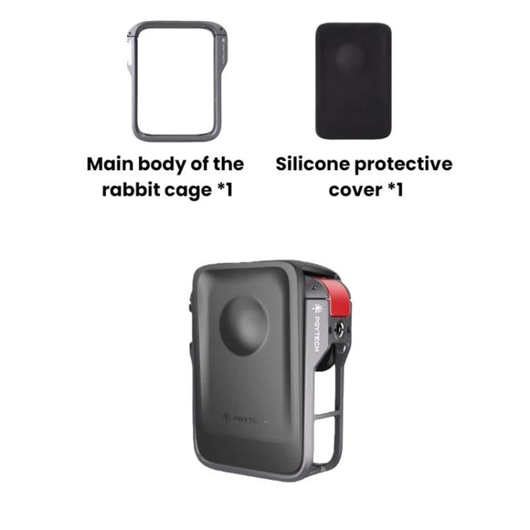 For DJI Osmo 360 PGYTECH Panoramic Camera Metal Cage Protective Extended Frame - P-63B-010