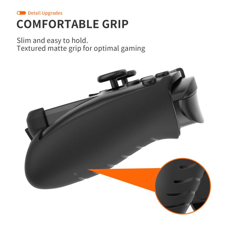 For ASUS ROG Xbox Ally / Ally X Console JYS Full-Cover Case TPU Base & Hard ABS Top Shell with Kickstand - Black
