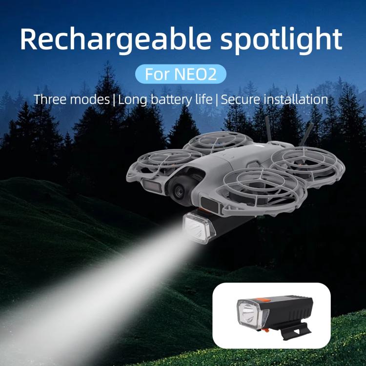 For DJI Neo 2 CQT Drone Down Hanging Rechargeable Night Light Fixed Searchlight