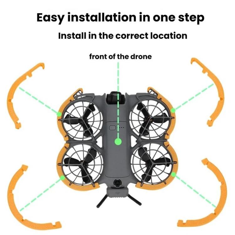 For DJI Neo 2 CQT 4pcs /Set Fuselage Protective Cover Paddle Anti-collision Cover