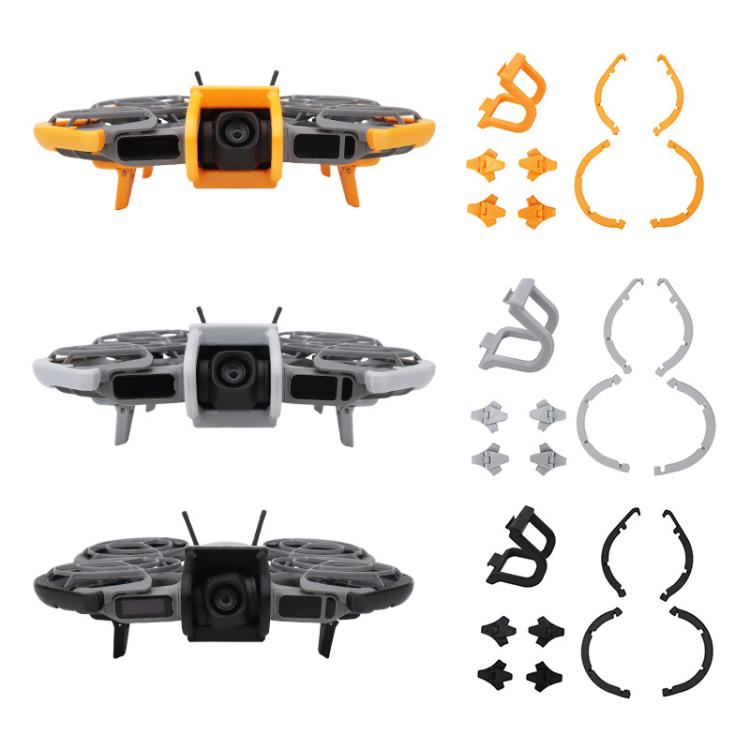 For DJI Neo 2 CQT 9pcs /Set Fuselage Crash Kit, Bumper+Protective Cover+Folding Kickstand