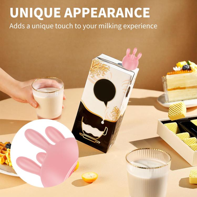 3pcs Reusable Spill-Proof Milk Carton Lid - Pink