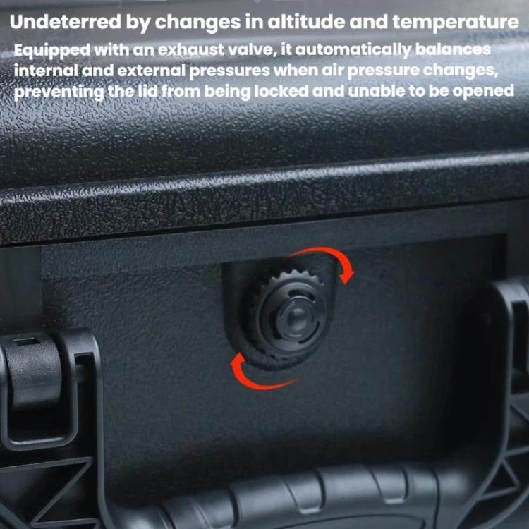 For ANTIGRAVITY A1 Drone Storage Bag Handheld Hard Shell Waterproof Pressure Resistant Case - Black