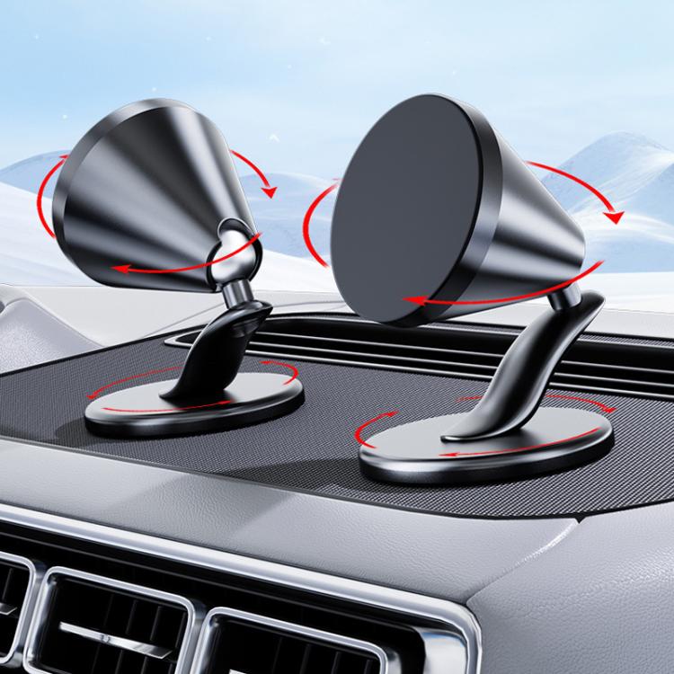 Car Dashboard Magnetic Navigation Folding Rotating Phone Holder - D63