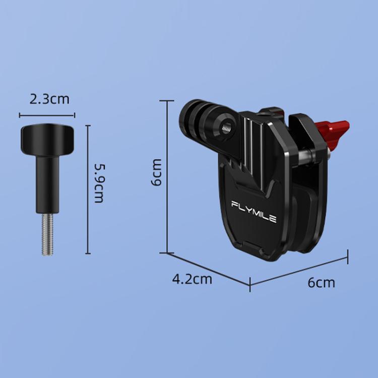 Flymile Camera Motorcycle Windshield Bracket Mounting Clip - FLY058