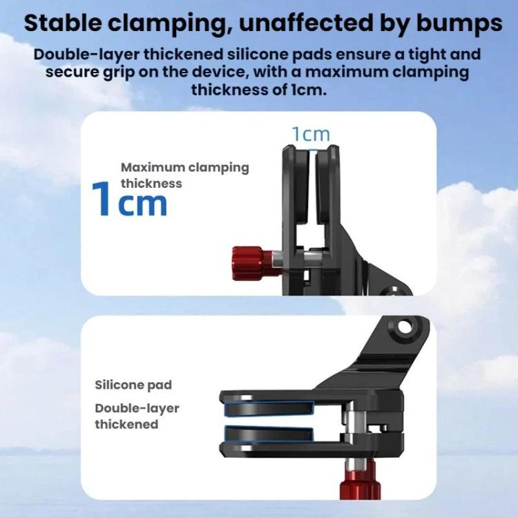 Flymile Camera Motorcycle Windshield Bracket Mounting Clip - FLY058