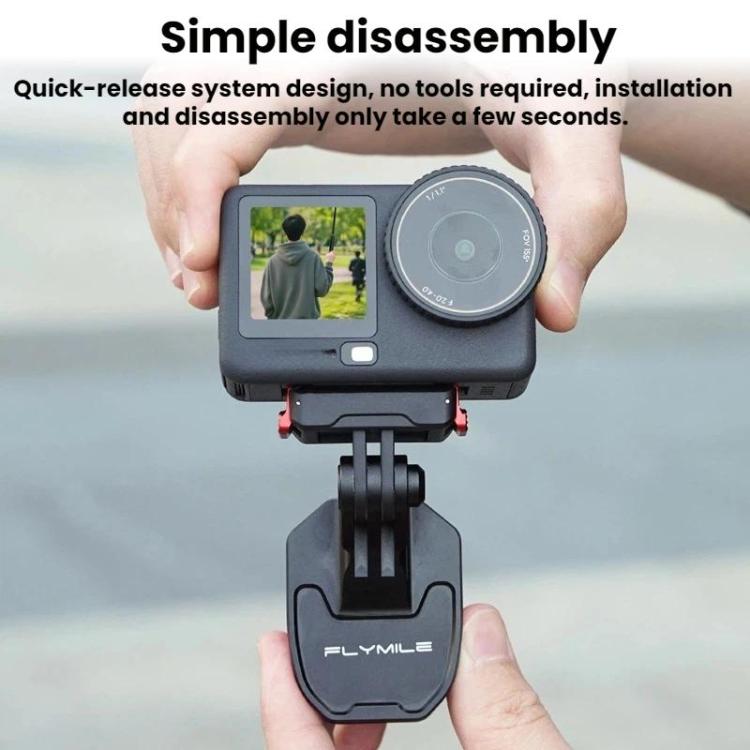 Flymile Camera Motorcycle Windshield Bracket Mounting Clip - FLY058