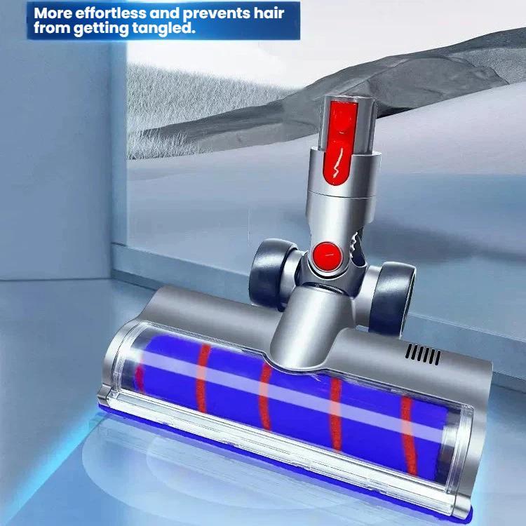 For Dyson V6 Soft Roller and Direct-Drive Brush Head Combo with LED