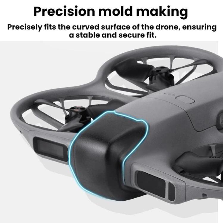 For DJI Neo 2 Flymile Drone Dustproof Lens Cap - Translucent Black