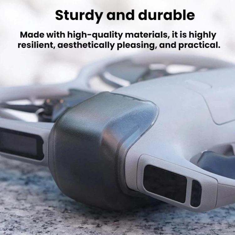 For DJI Neo 2 Flymile Drone Dustproof Lens Cap - Translucent Black