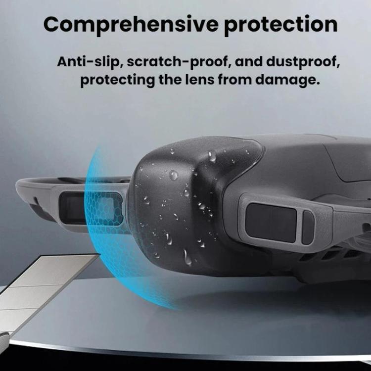 For DJI Neo 2 Flymile Drone Dustproof Lens Cap - Translucent Black