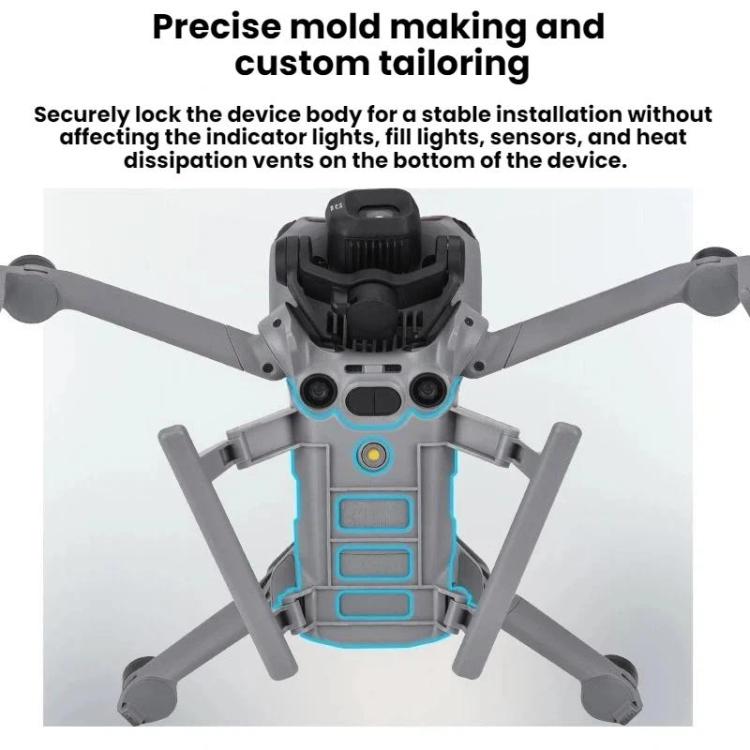 For DJI Mini 5 Pro BRDRC Extended Height Landing Gear - Gray