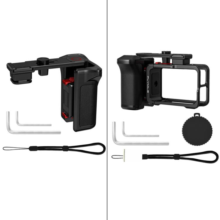 For DJI Osmo Action 4 / 3 / 5 Pro Flymile Adapter Extended Rabbit Cage Accessory, Specification: Set Plastic Version