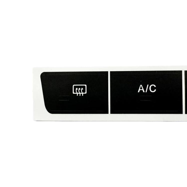 For Volkswagen Lavida 2013-2017 10sets Air Conditioning Center Console Button Repair Sticker - Black