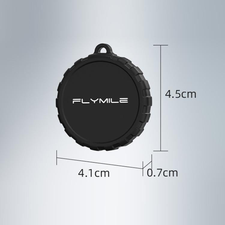For DJI Osmo Action 6 Flymile Dustproof Protective Silicone Lens Cap - Black