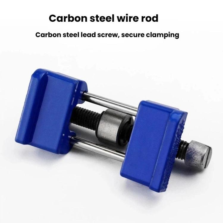 Manual Sharpener Angle Setter Planer Knife Flat Spade Woodworking Chisel Bearing Roller Tool - Blue