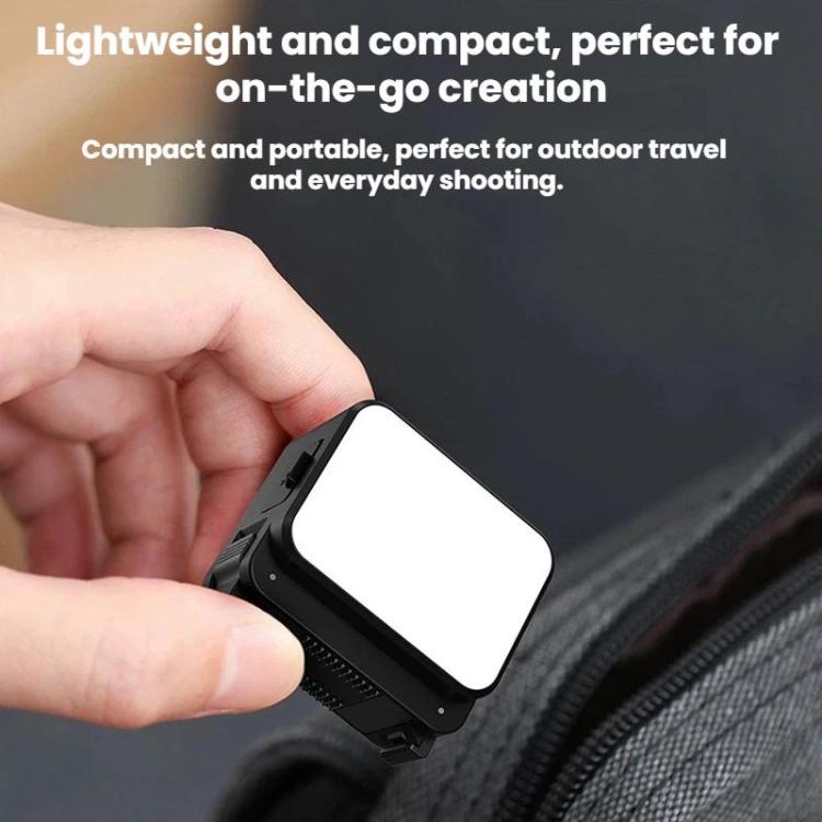 For DJI Osmo Aciton 6 / Osmo Nano Flymile Magnetic Selfie Light - Black