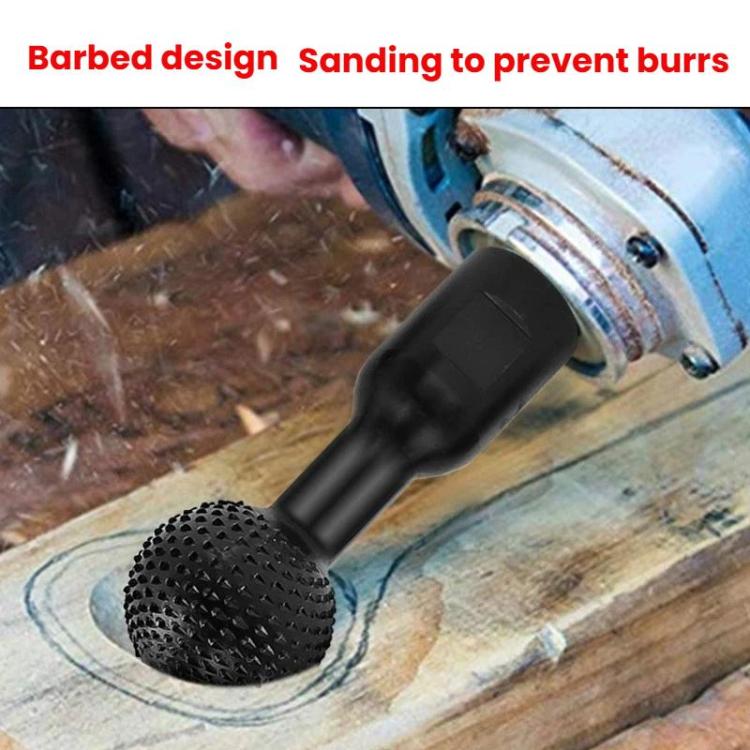 Angle Grinder Spherical Grinding Head Spherical Wood Groove Carving Knife, Head Diameter: 25mm