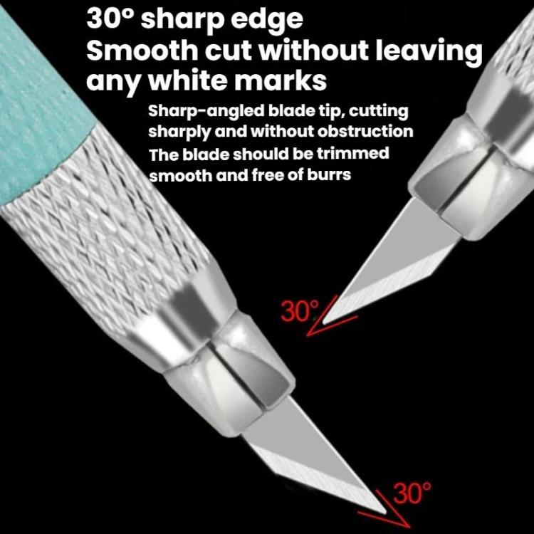 14pcs /Set Rubber Stamp Paper Cutting Carving Knife DIY Fruit Carving Knife