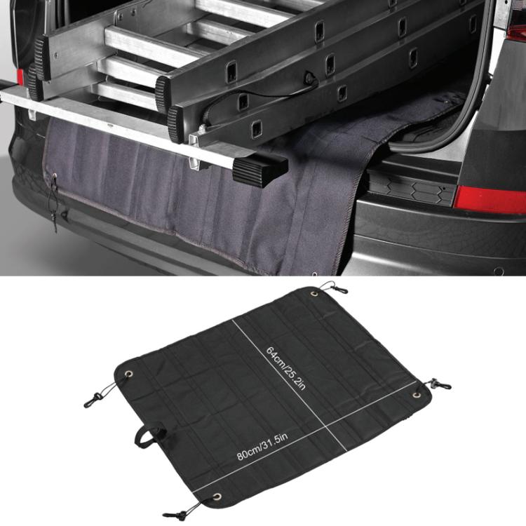 Foldable Car Trunk Bumper Anti-collision Dirt-proof Protective Mat - 80x64cm