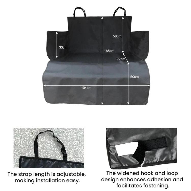 Extended Version SUV Car Trunk Oxford Cloth 3D Pet Mat - 185x105x33cm