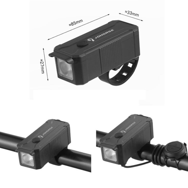 JOHORSE Bicycle Headlight With USB Rechargeable For Cycling Illumination, Model: CB-18055