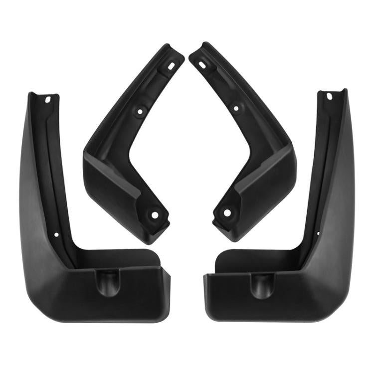 For Homda Fit Jazz 2018-2020 4pcs Car Soft Mud Flaps - Black
