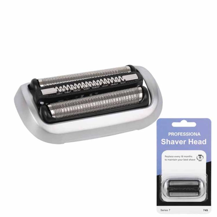 74S Replacement Shaver Head For Braun Series 7 70-N1300S / 70-N1000S / 70-S4200cs / 70-B7200cc - Blister Pack