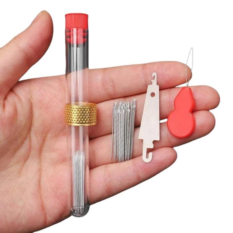 Household Large-hole Sewing Needle Set, Length: 25pcs /Set 3.2cm