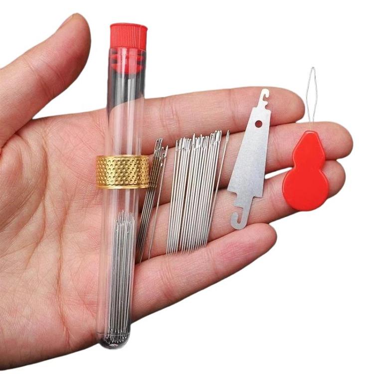 Household Large-hole Sewing Needle Set, Length: 25pcs /Set 4.0cm
