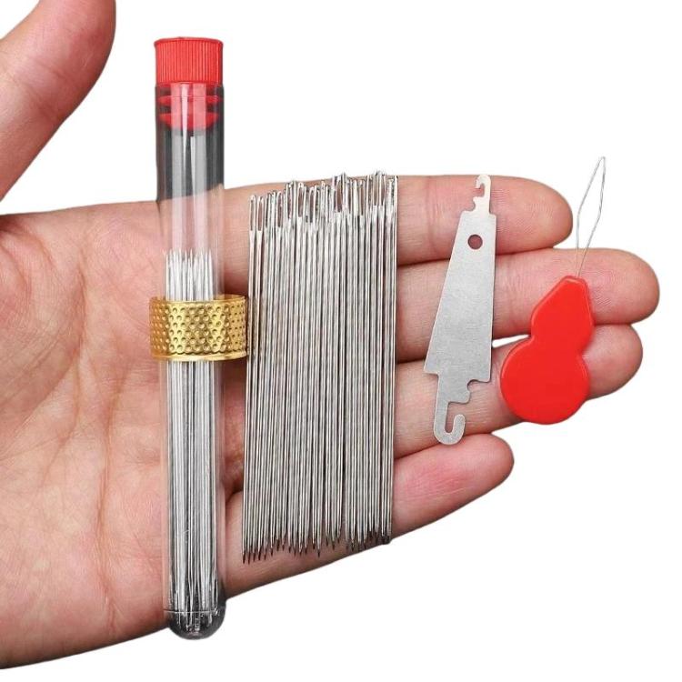 Household Large-hole Sewing Needle Set, Length: 25pcs /Set 6.6cm